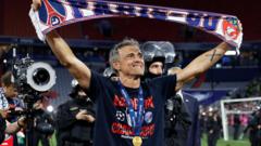 New-look PSG make history on emotional night for Luis Enrique